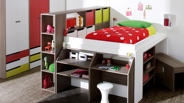 kids-bedroom-bunk-beds-simple-decor-on-bedroom-design-ideas